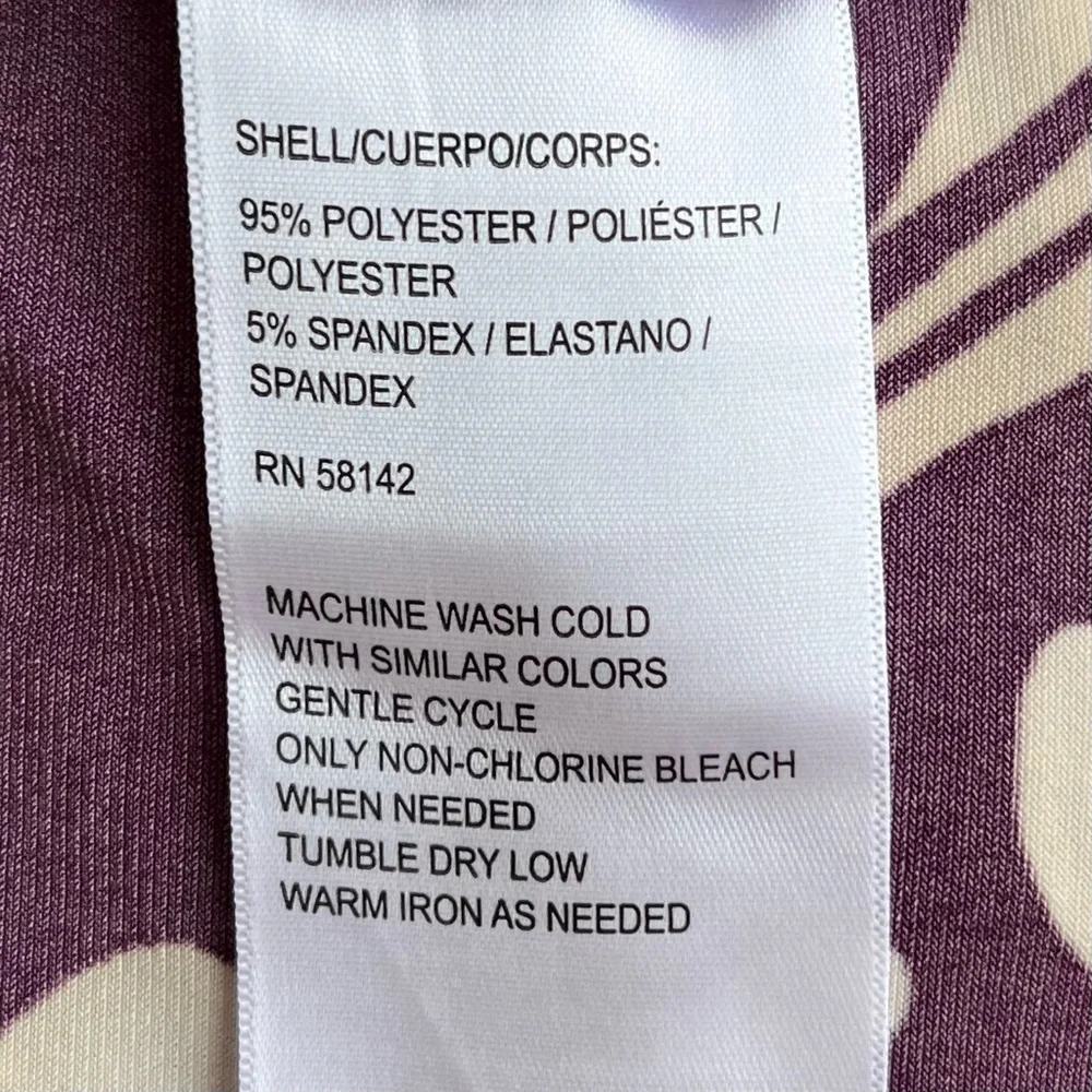 •Maggy London• Long Sleeve Side Twist Knit Dress - Size 18W - Picture 8 of 9